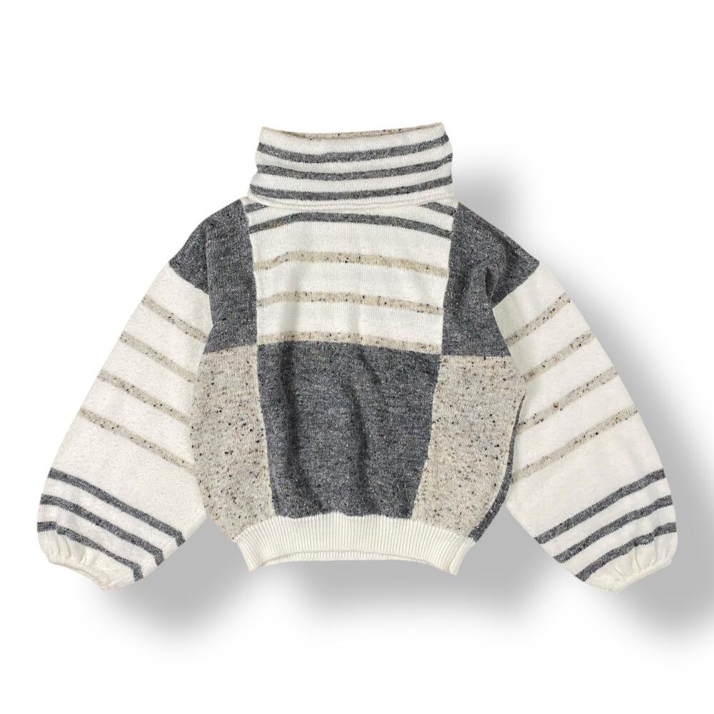 Chimney Ridge Vintage Turtleneck Sweater Womens Size L Cream Cabincore‎ Winter
